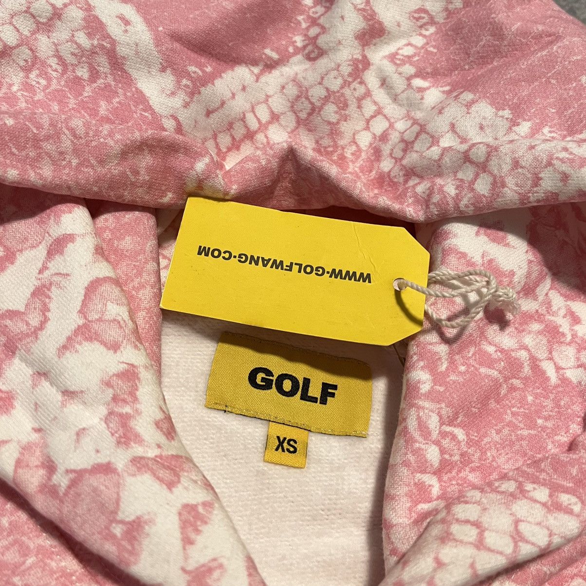 Golf Wang Brand New Golf Wang Snake Python Embroidered Hoodie - Pink Size US XS / EU 42 / 0 - 4 Thumbnail