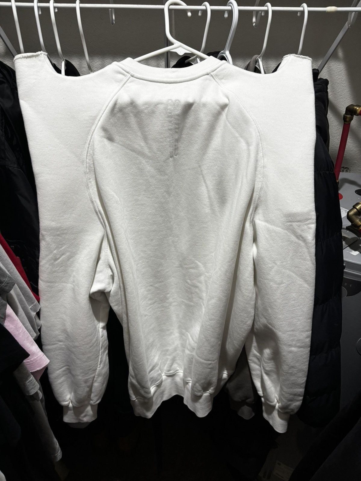 Rick Owens Rick Owens Off-white Hollywood Tecsweat Sweatshirt Size US L / EU 52-54 / 3 - 2 Thumbnail