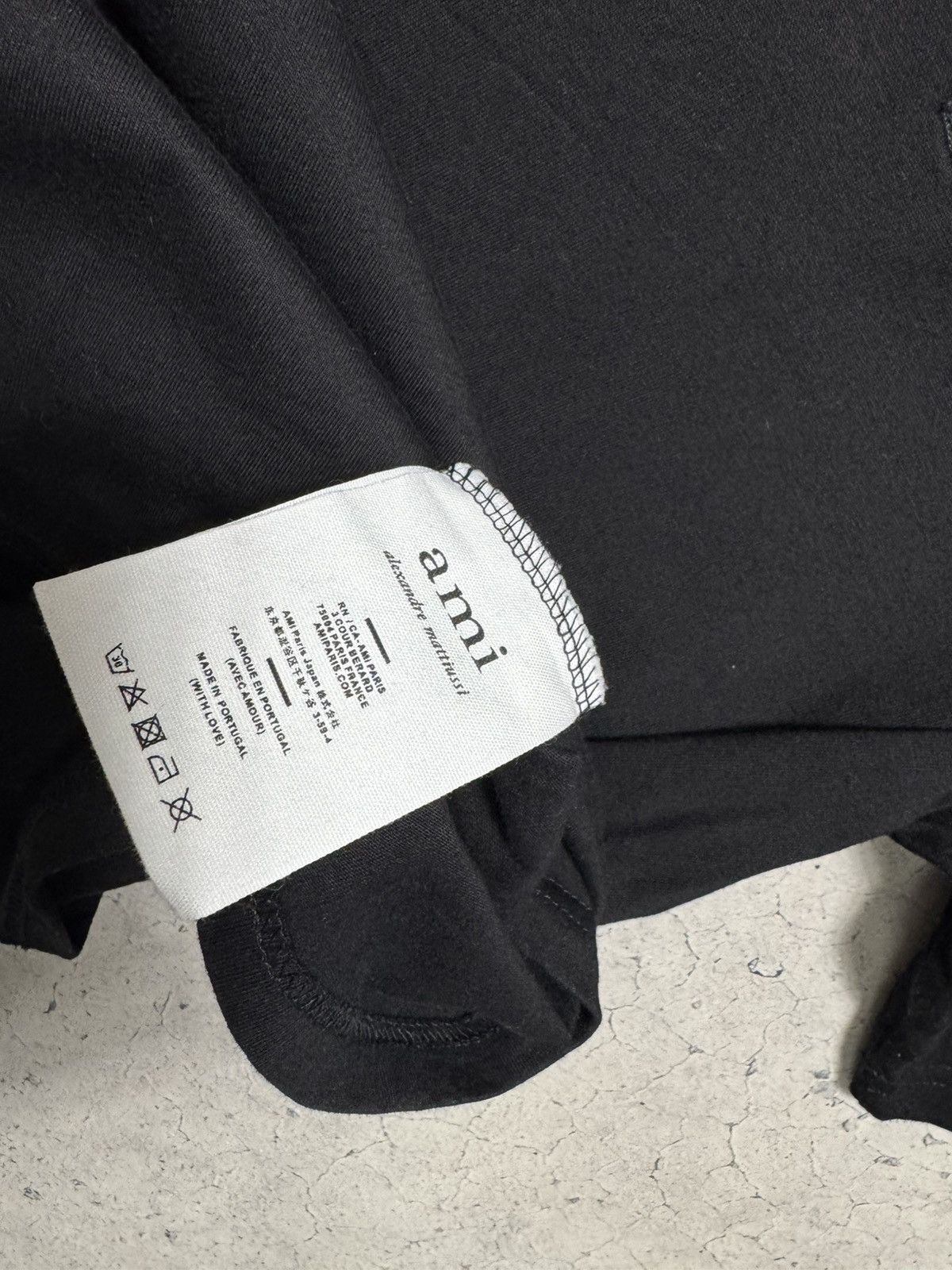AMI AMI Black T-Shirt Luxury Size US L / EU 52-54 / 3 - 8 Thumbnail