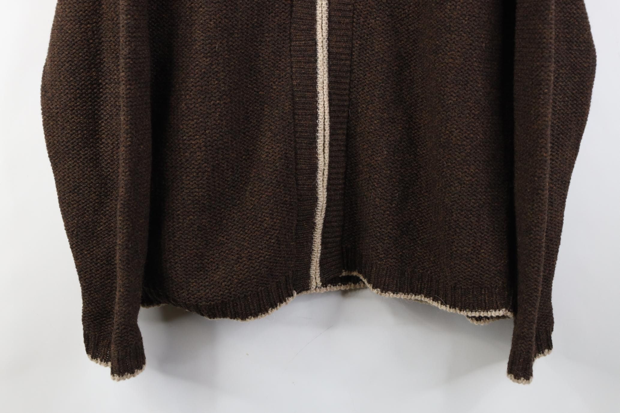 Vintage Vintage 50s 60s Streetwear Wool Zip Cardigan Sweater USA Size US XXL / EU 58 / 5 - 3 Thumbnail