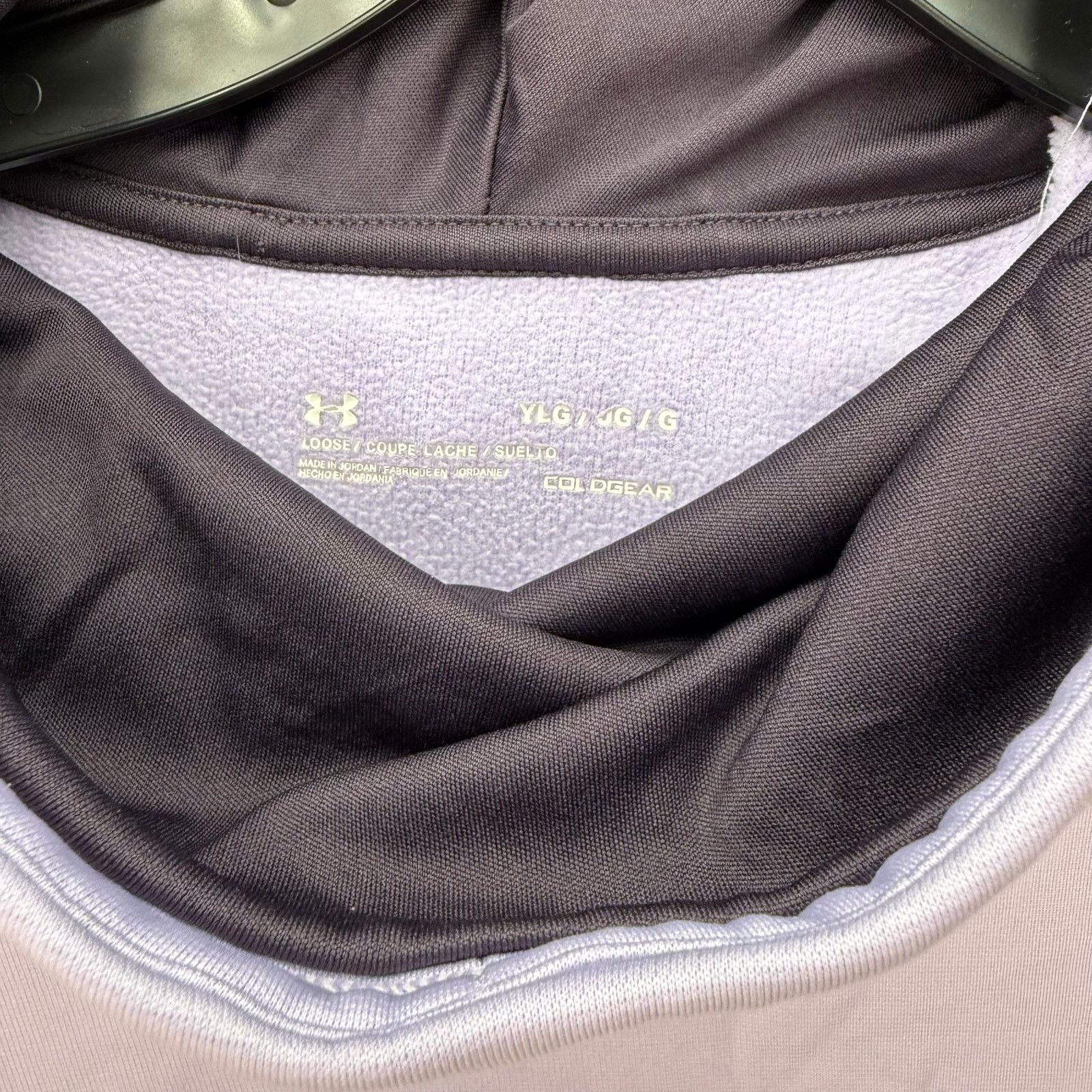 Under Armour UNDER ARMOUR Girls Large Fleece Poncho Lavender Size US 29 - 2 Thumbnail