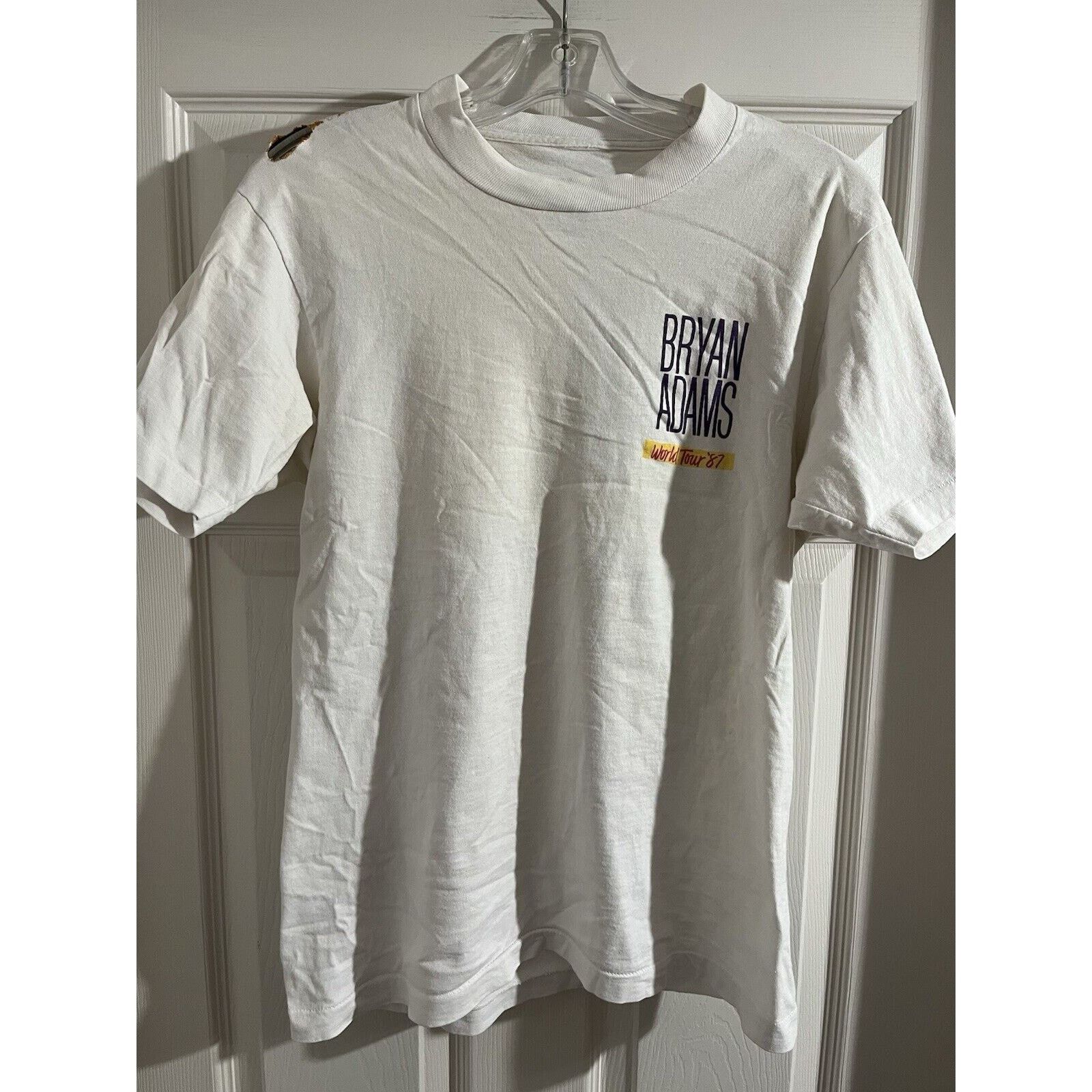 Other Bryan Adams Into The Fire 1987 World Tour Shirt Sz M Rare! Size US M / EU 48-50 / 2 - 1 Thumbnail