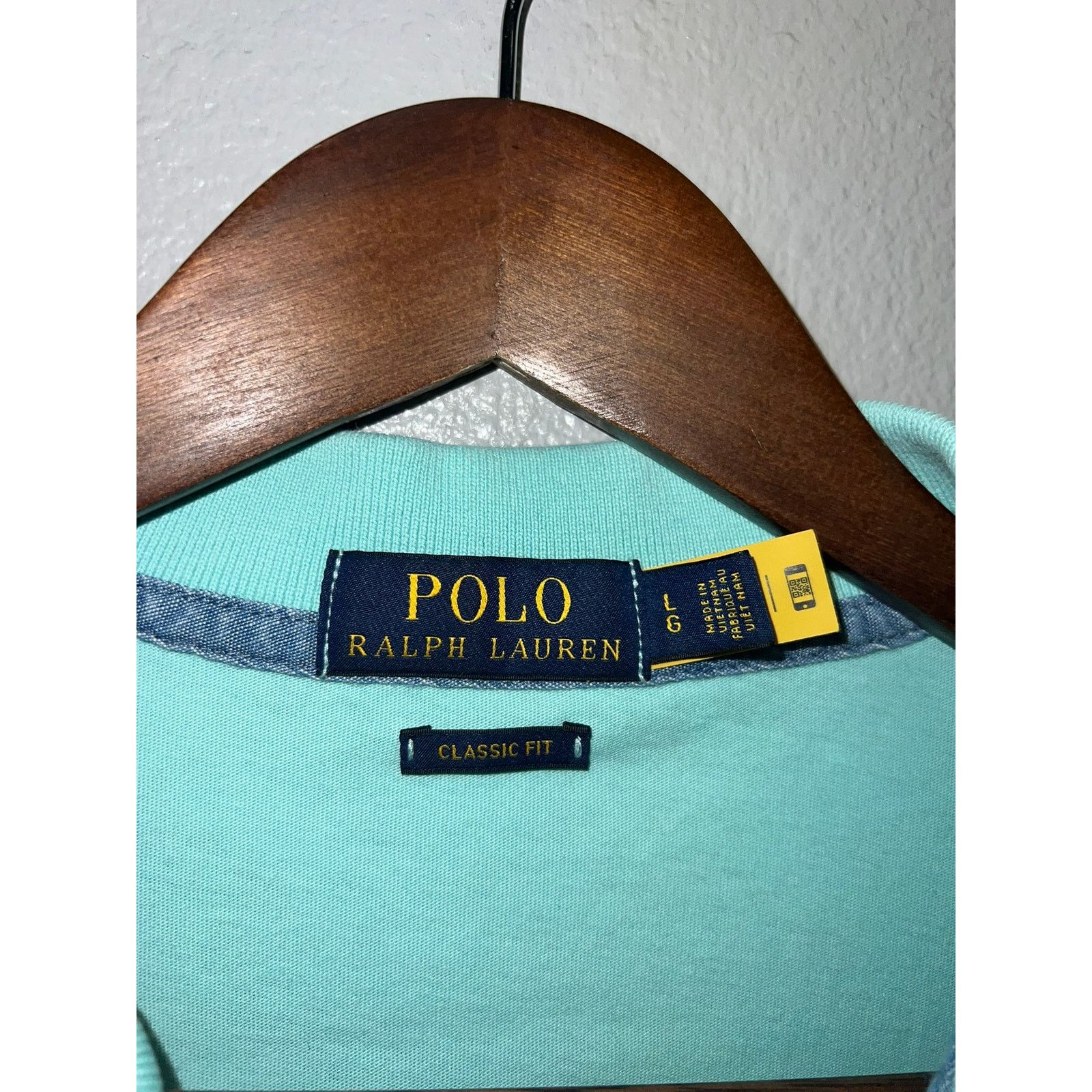 Polo Ralph Lauren Polo Ralph Lauren Polo Shirt Classic Fit Turquoise SS Large Size US L / EU 52-54 / 3 - 7 Thumbnail