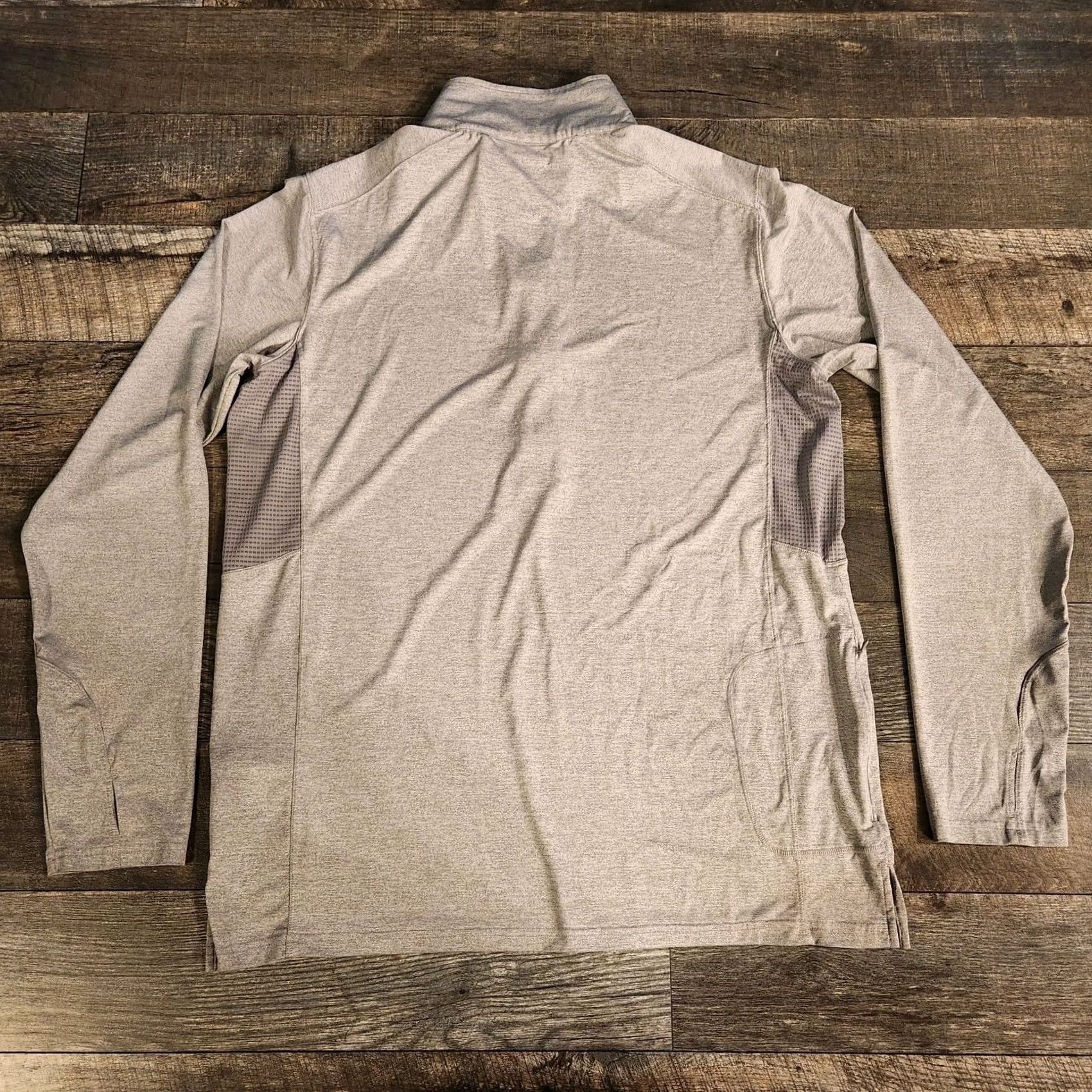 ExOfficio ExOfficio 1/2 Zip Pullover Mens XL Insect Shield Performance Stretch Gray Hiking Shirt Size US XL / EU 56 / 4 - 7 Thumbnail