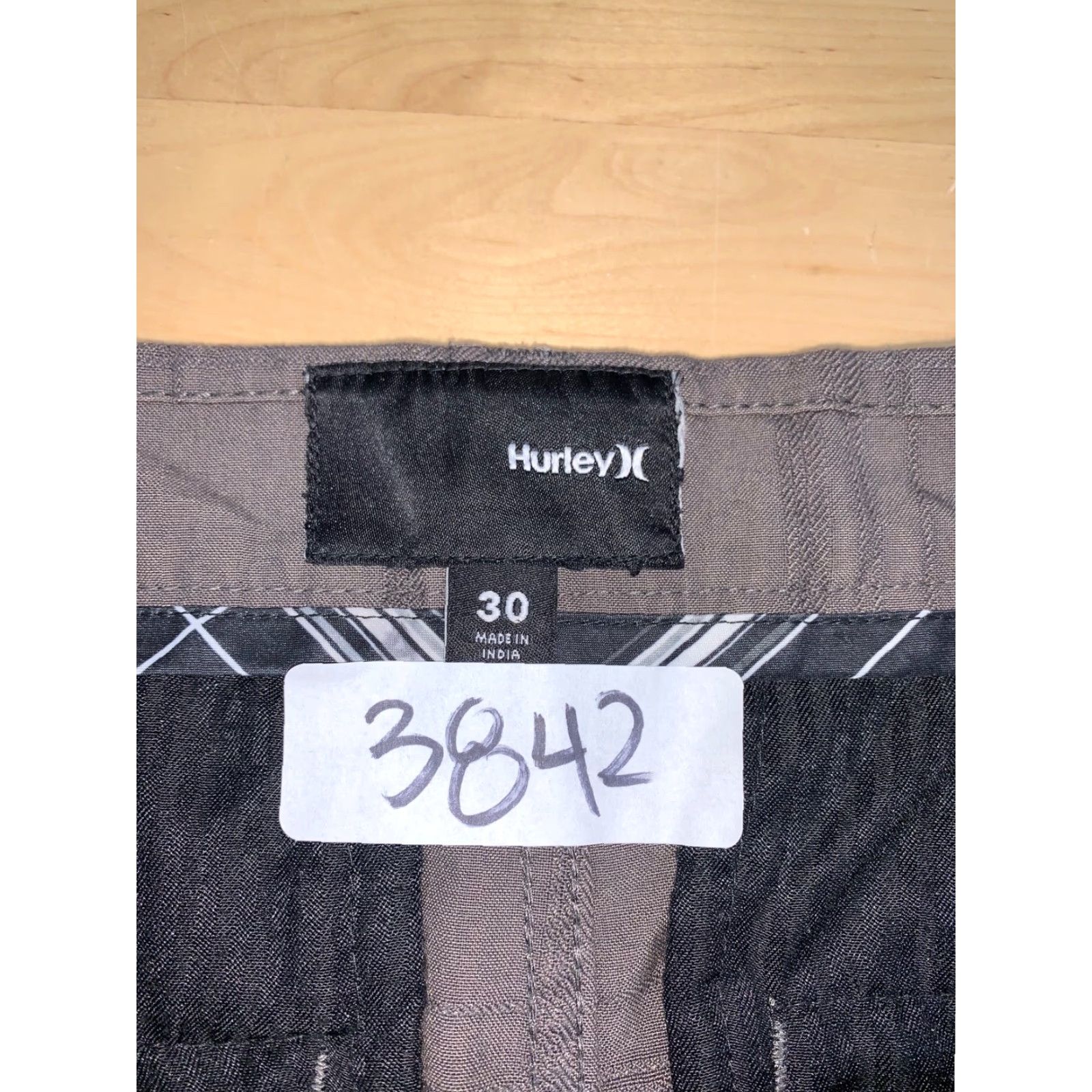 Hurley Hurley Mens Shorts Sz 30 Gray Beach Casual Chino Skate Surf #3842 Size US 30 / EU 46 - 3 Thumbnail