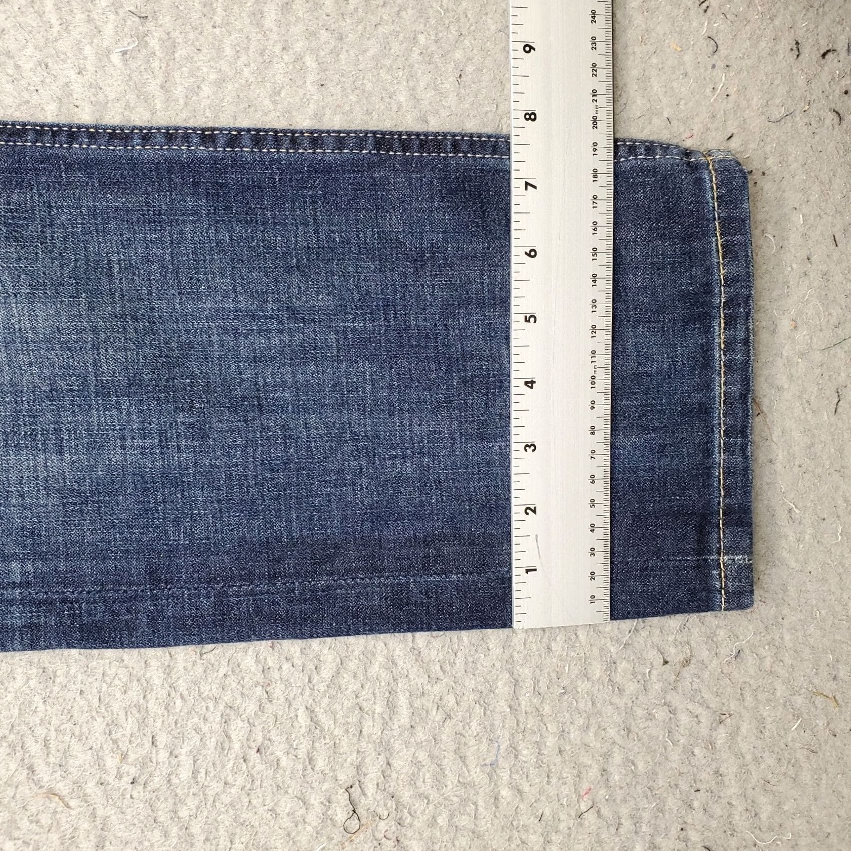 Levi's Levi's Mens 513 Jeans Jeans Shirt? 32x30 Blue Denim Faded Grunge Straight Leg Streetwear Size 32 Mens Size US 32 / EU 48 - 5 Thumbnail