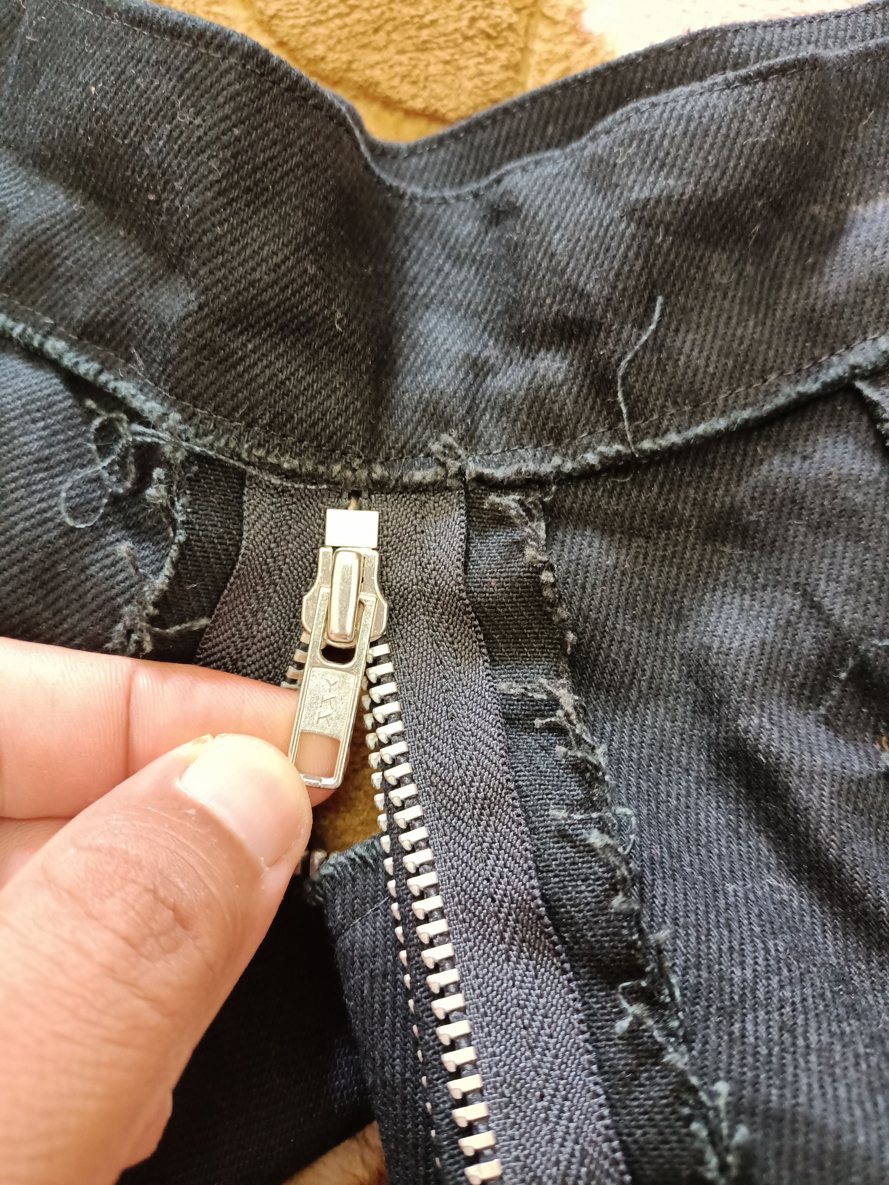 Japanese Brand Rare Sexy Dynamite Queen zipper punk black skirt Size 27" / US 4 / IT 40 - 4 Thumbnail