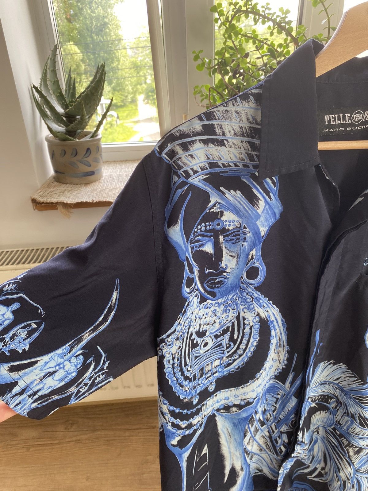 Marc Buchanan × Pelle Pelle × Vintage VINTAGE PELLE PELLE MARC BUCHANAN SHIRT Size US L / EU 52-54 / 3 - 3 Thumbnail