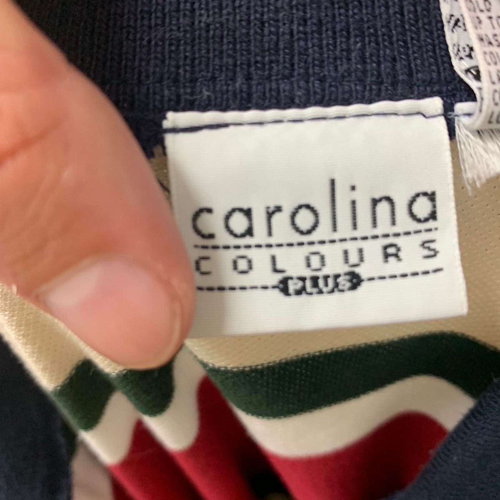 American Retro × Vintage Vintage Striped Retro Long Sleeve Polo Shirt Size L / US 10 / IT 46 - 5 Thumbnail