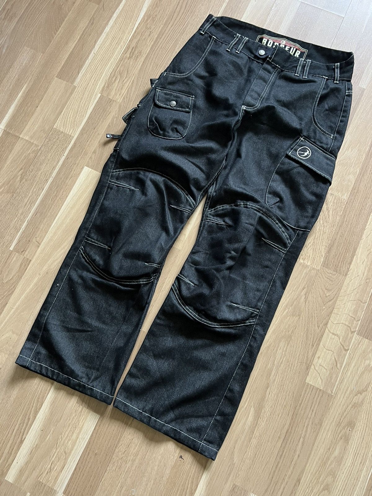 G-Star Workwear jeans vintage cargo double knee 90s carhartt style Size US 32 / EU 48 - 3 Thumbnail