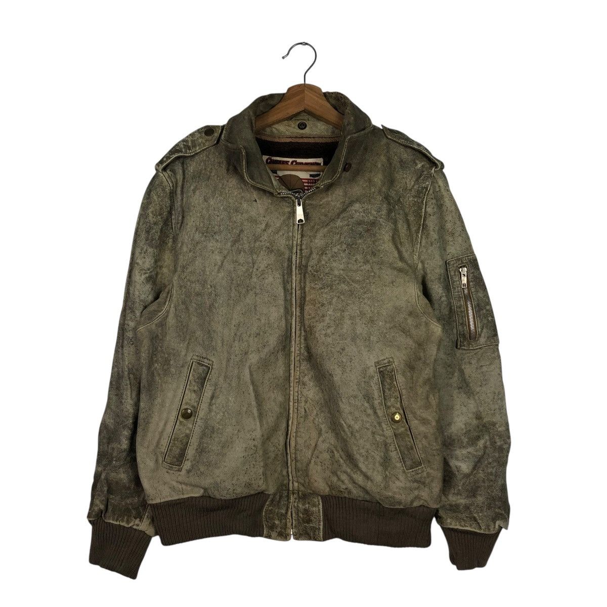 Japanese Brand 🔥VINTAGE BIKER LEATHER JACKET CHARLES CHEVIGNON PARIS Size US M / EU 48-50 / 2 - 3 Thumbnail