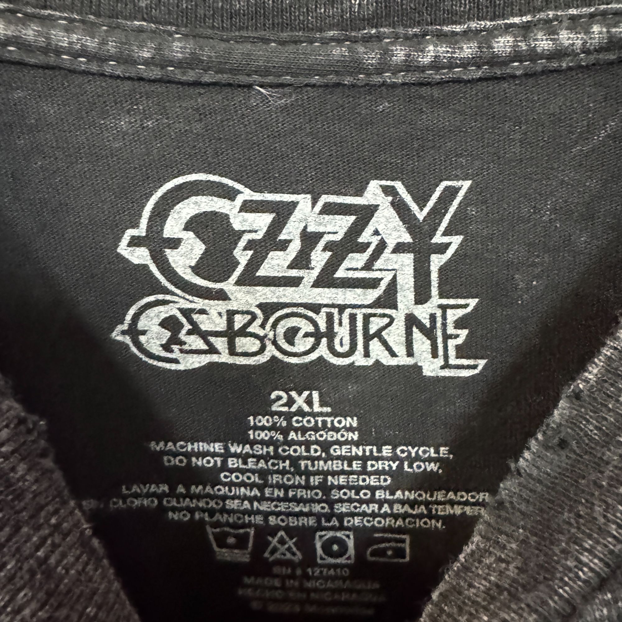 Band Tees Ozzy Ozbourne Speak of the Devil Distress Goth Metal Tee 2X Size US XXL / EU 58 / 5 - 4 Thumbnail