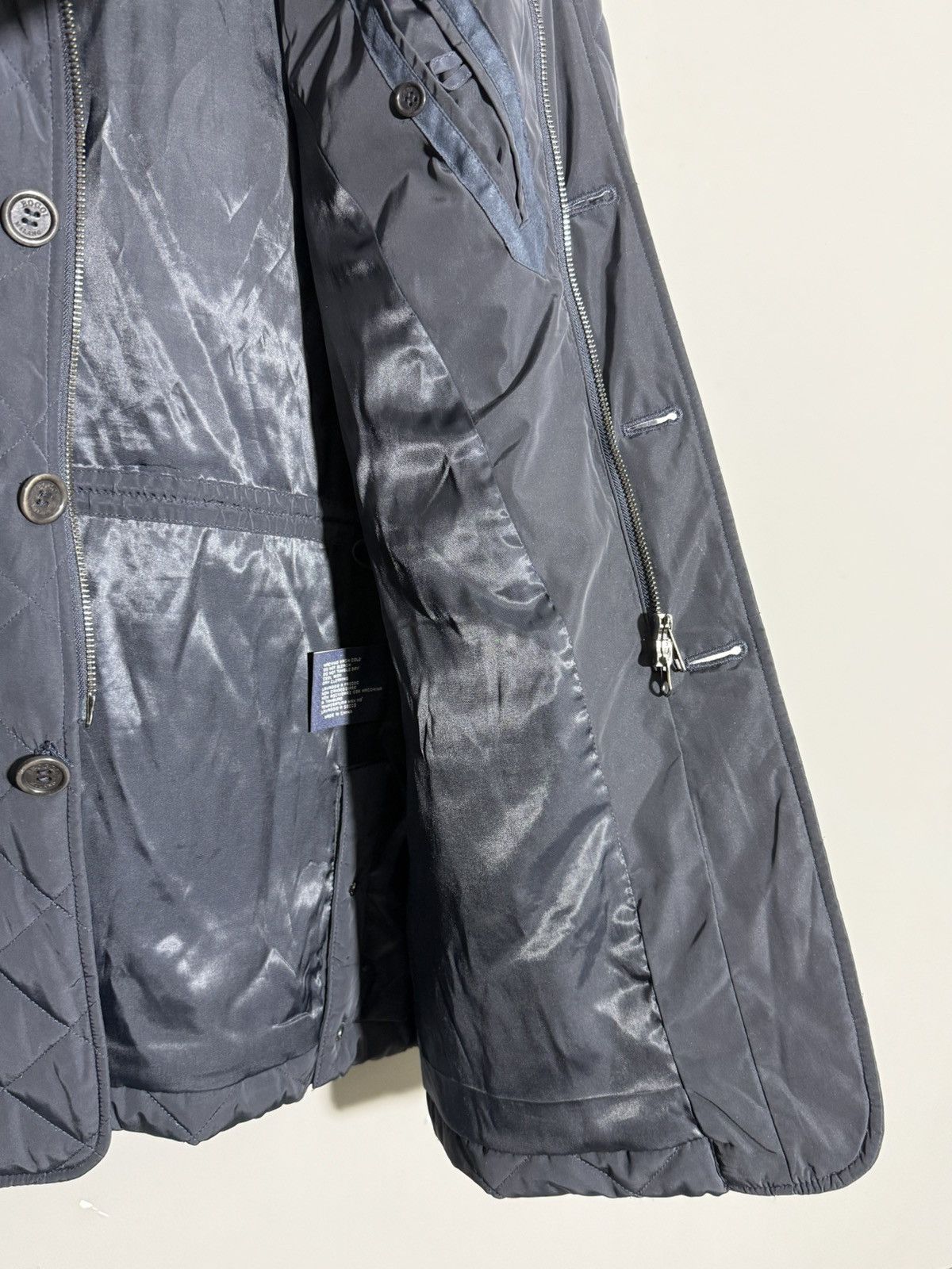 Boggi Boggi Nilano Navy Blue quilted jacket size XXL Size US XXL / EU 58 / 5 - 16 Thumbnail