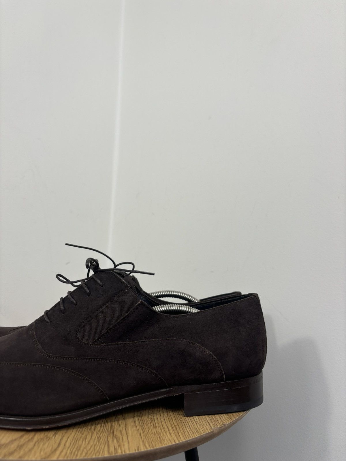 Mezlan Mezlan Hoffman Men’s NEW Brown Suede Leather Dress Shoes Size US 14 / EU 47 - 13 Thumbnail