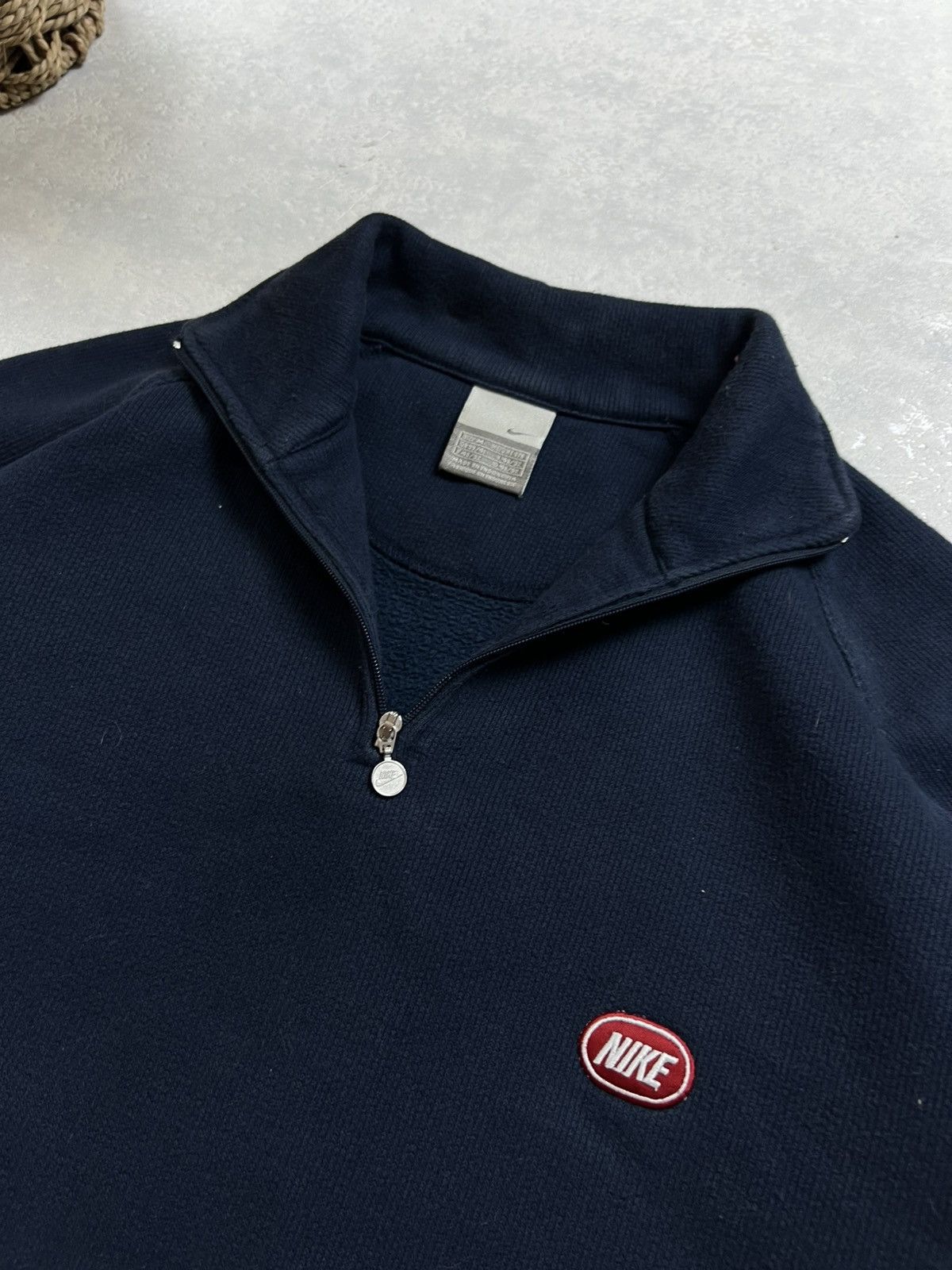 Nike 90s Nike Retro Logo Vintage 1/4 Zip Y2K Knit Retro Sweater Size US M / EU 48-50 / 2 - 4 Thumbnail