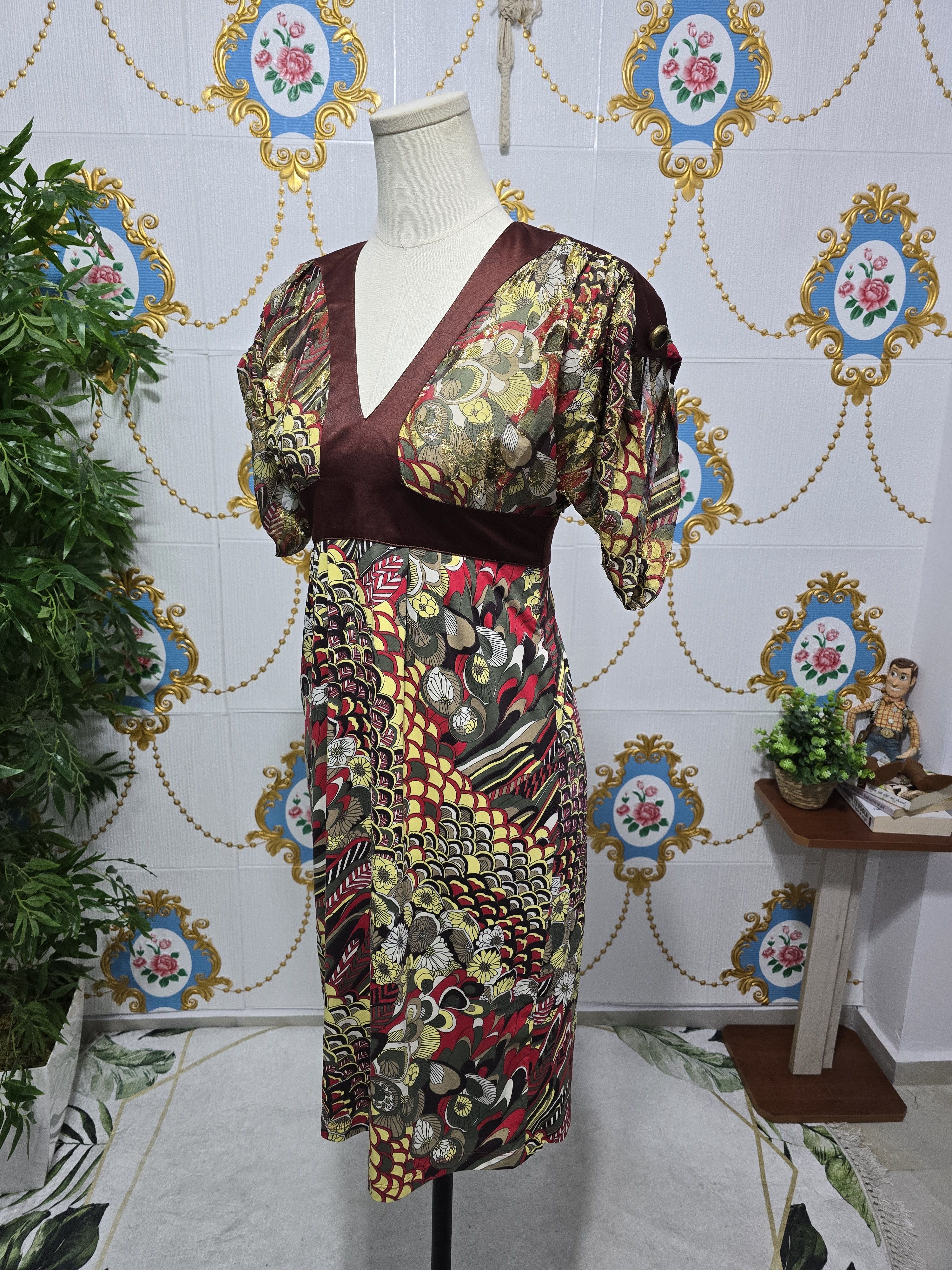 Just Cavalli × Roberto Cavalli × Vintage JUST CAVALLI vintage RARE dress women size Small Size M / US 6-8 / IT 42-44 - 15 Thumbnail