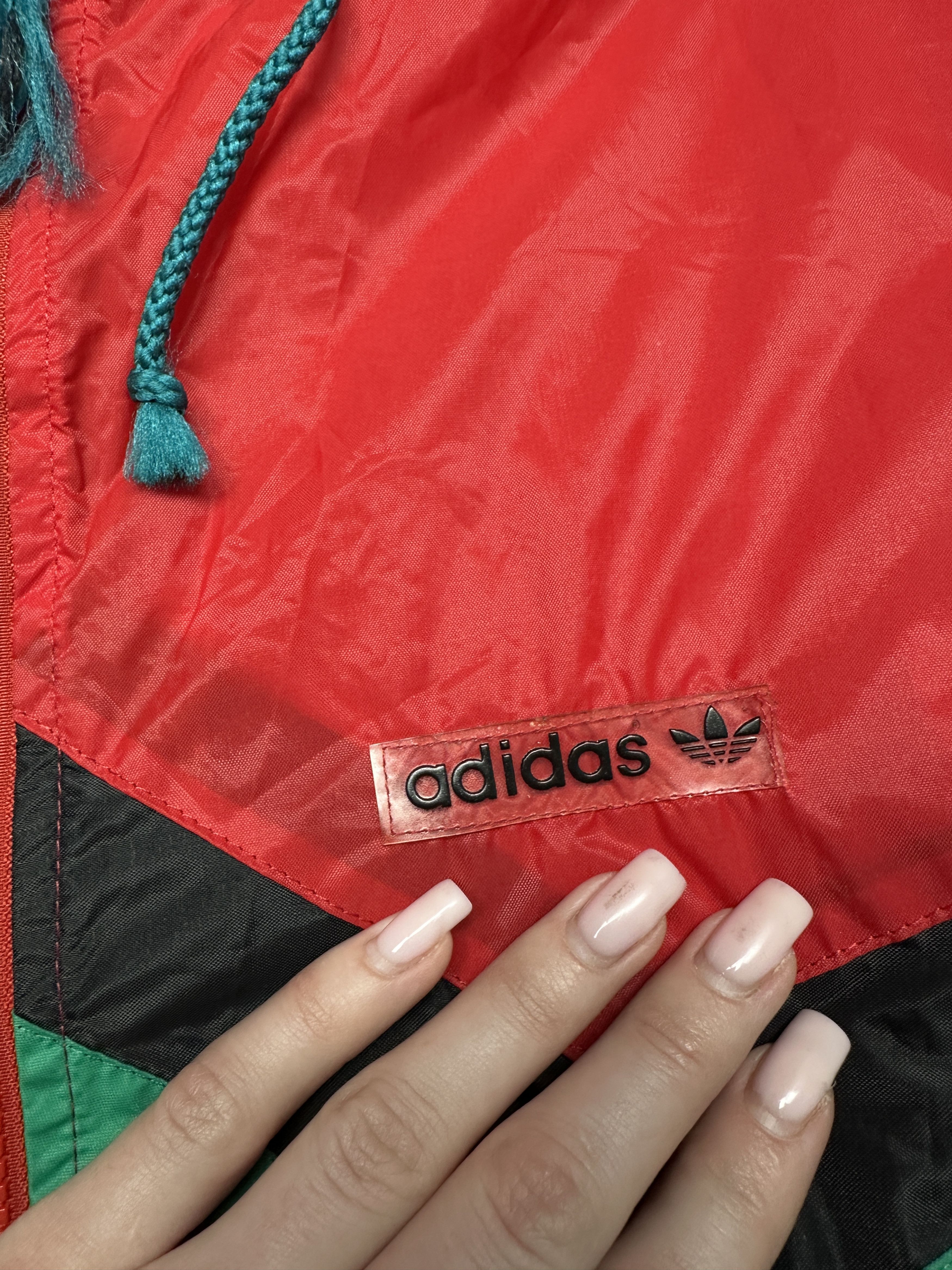 Adidas Adidas 90s Vintage Mens Nylon Jacket Size US L / EU 52-54 / 3 - 3 Thumbnail