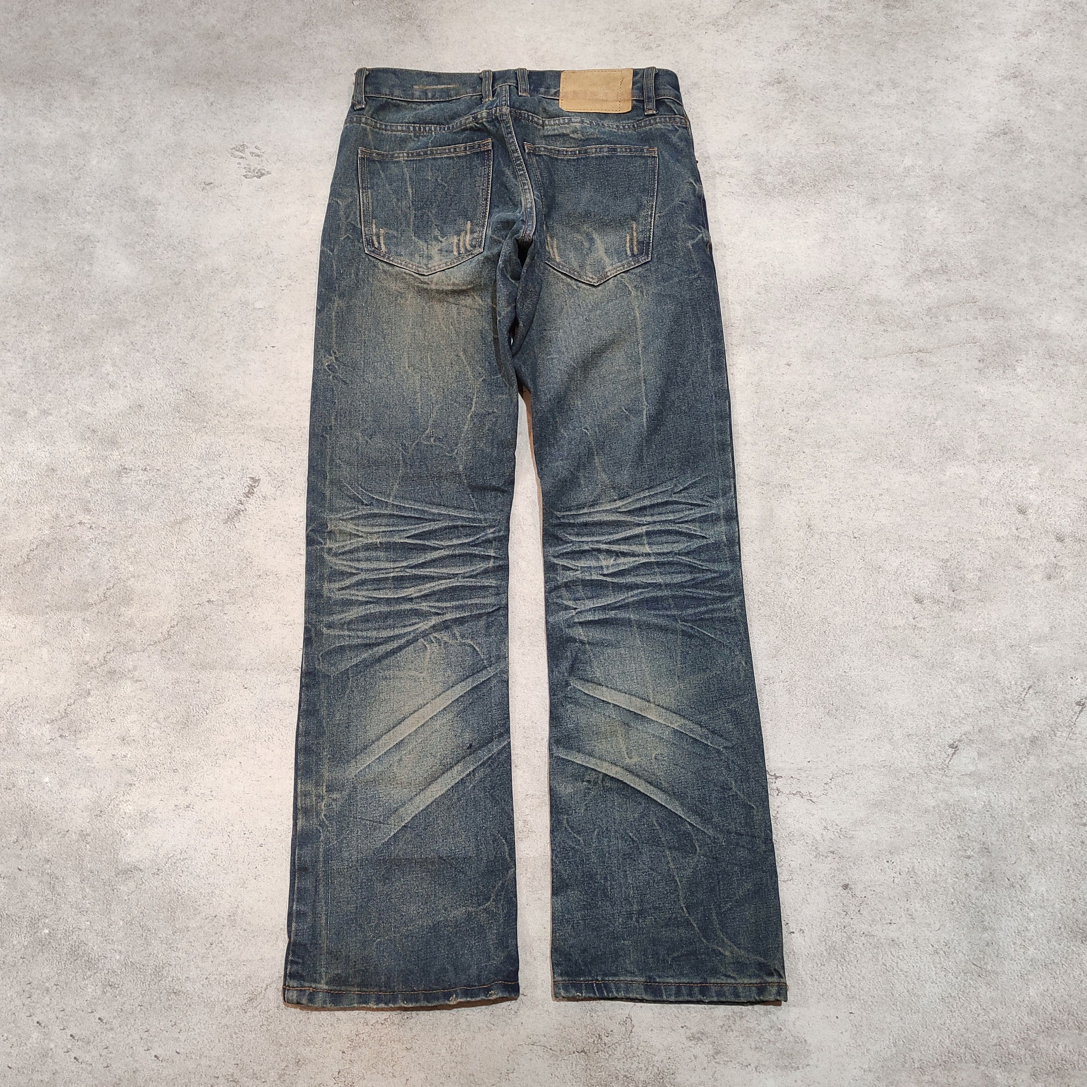 Tornado Mart Japanese Archive Flared Denim Style Tornado Mart Vkei Size US 31 - 4 Thumbnail