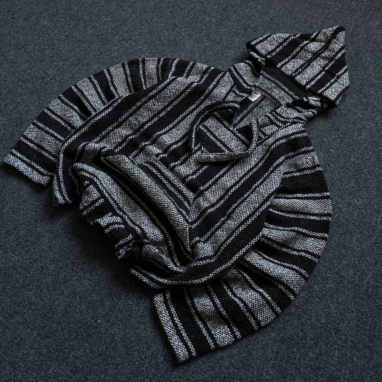 Boohoo VTG Del Mex Mexican Baja Hoodie Knit Sweater Jerga Pullover Size US L / EU 52-54 / 3 - 1 Thumbnail