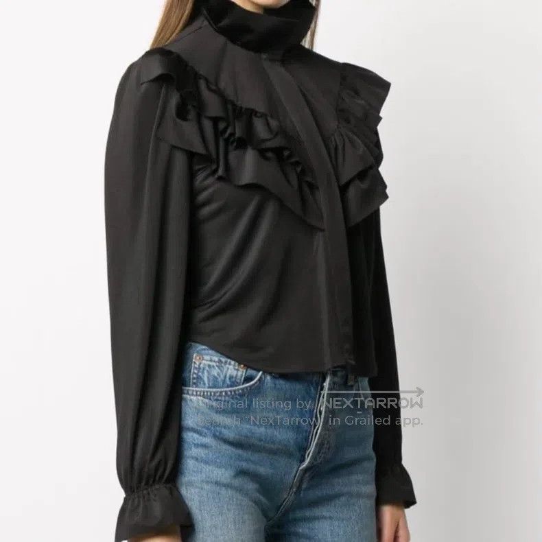 Vetements Vetements Lace Trim Shirt Size M / US 6-8 / IT 42-44 - 4 Thumbnail