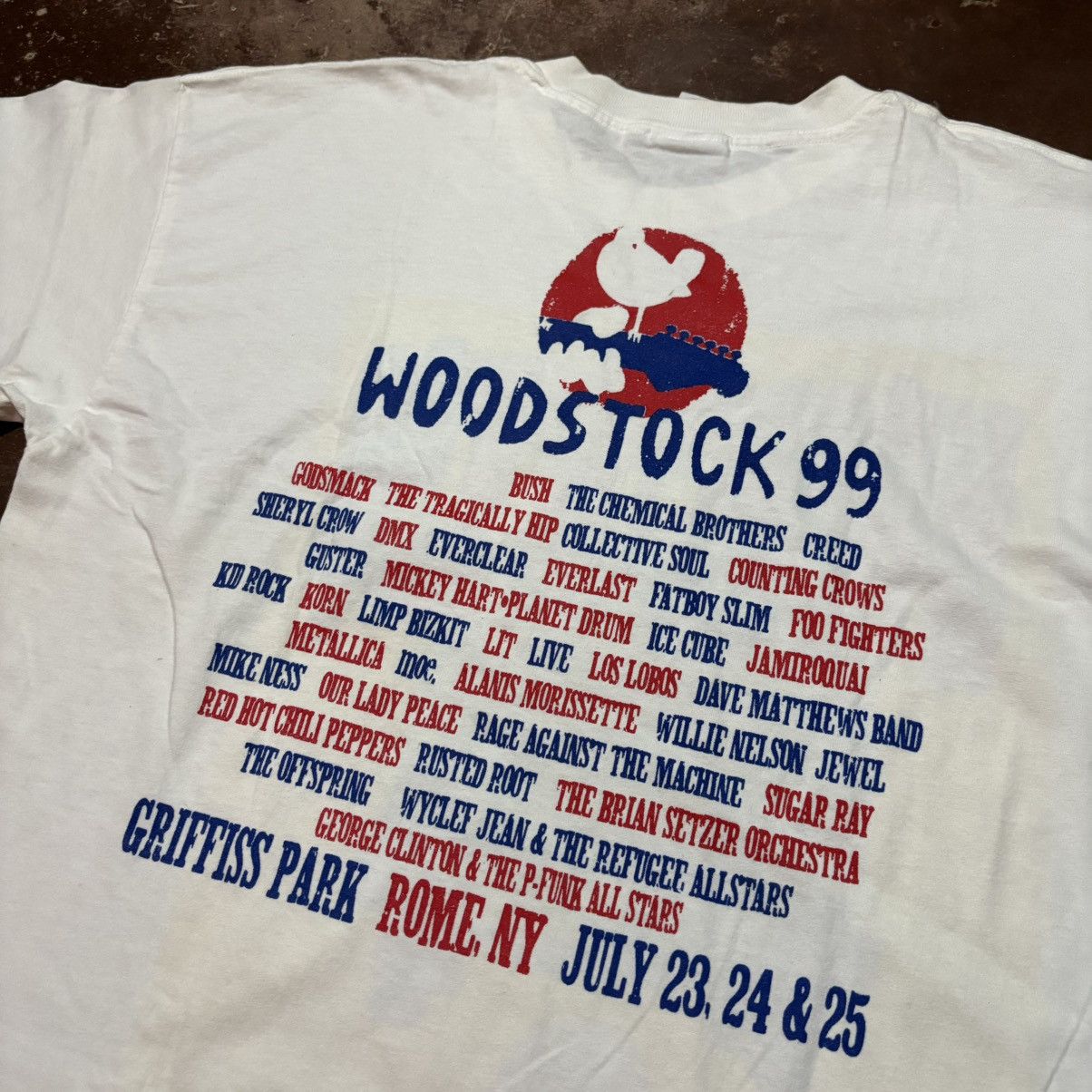 Band Tees × Vintage Vintage Woodstock 99 Size US XL / EU 56 / 4 - 4 Thumbnail