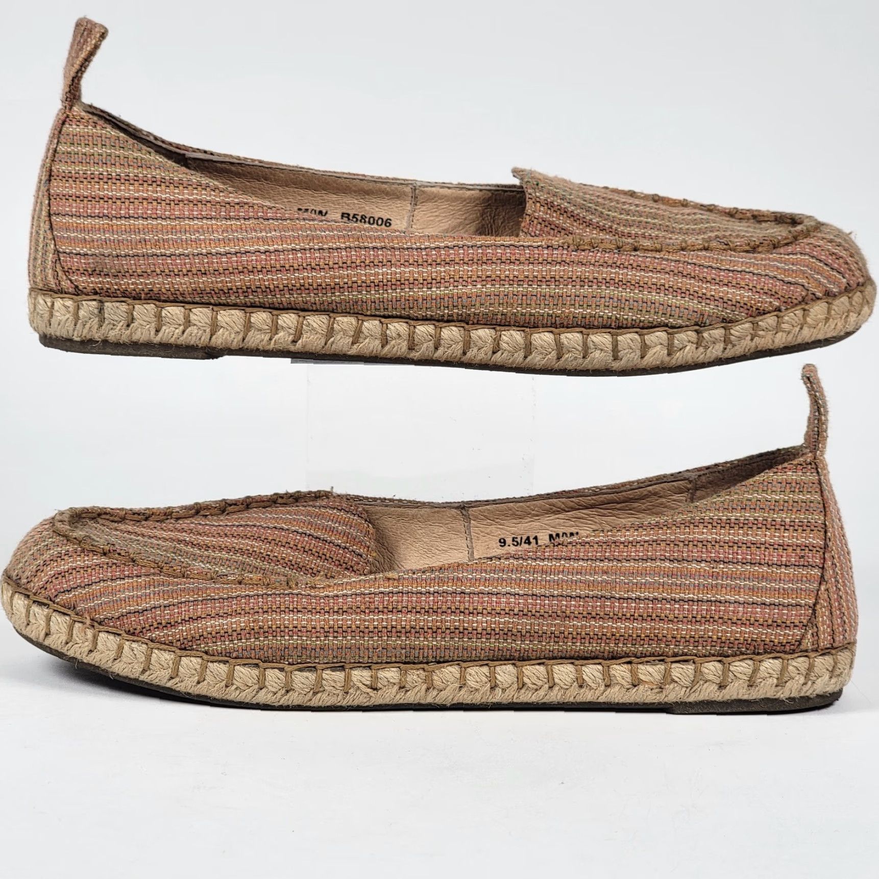 Born Børn Women's Multi Color Canvas Loafers Espadrilles Size 9.5 Womens Size US 10 / IT 40 - 5 Thumbnail