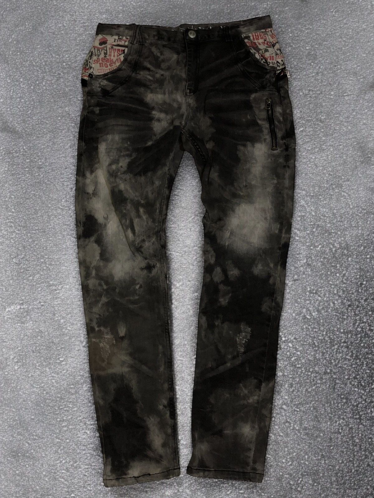 Hysteric Glamour × If Six Was Nine × Japanese Brand More Core Division Acid Wash Jeans - Like A Hysteric Glamour Size US 32 / EU 48 - 2 Thumbnail