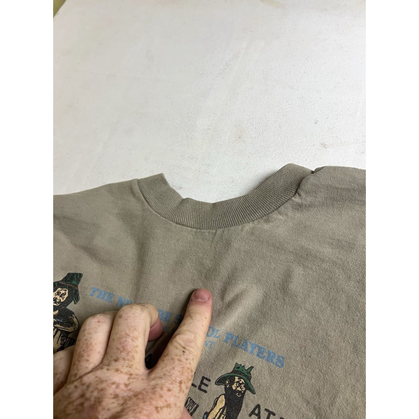 Fruit Of The Loom VINTAGE Fruit of the Loom T-Shirt Vermont M Brown Crew Neck Short Sleeve Men School 98 Hoedown Neshibe Game Players Size US M / EU 48-50 / 2 - 3 Thumbnail