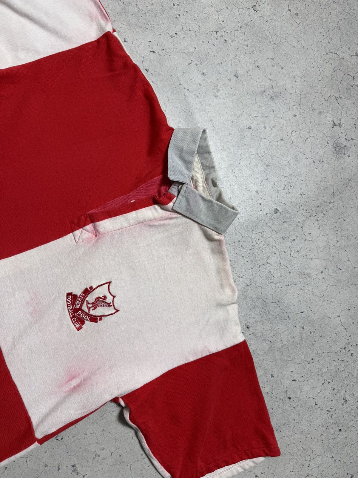 Vintage 1980’s FC Liverpool Vintage Rugby Polo Shirt Football Soccer Size US M / EU 48-50 / 2 - 4 Thumbnail