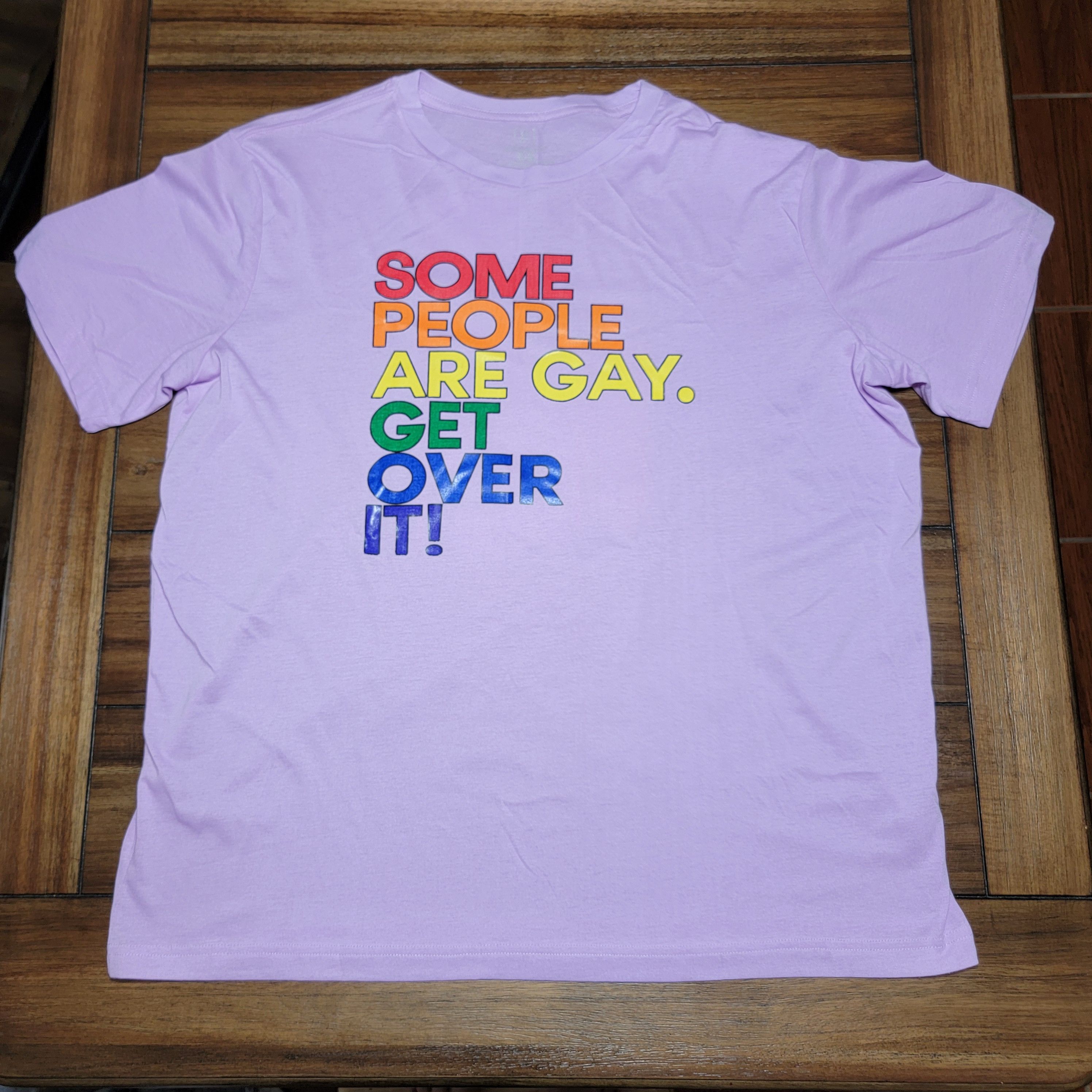 George George SS Unisex Tee "Some People Are Gay..." - Size XL Size US XL / EU 56 / 4 - 1 Thumbnail