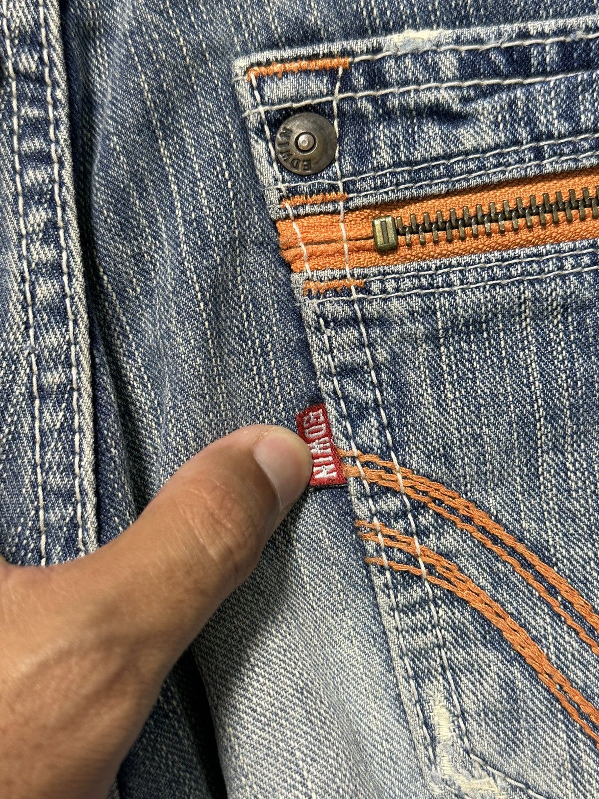 Undercover × Uniqlo Edwin 424XVS Flare Washed Denim Size US 32 / EU 48 - 15 Thumbnail