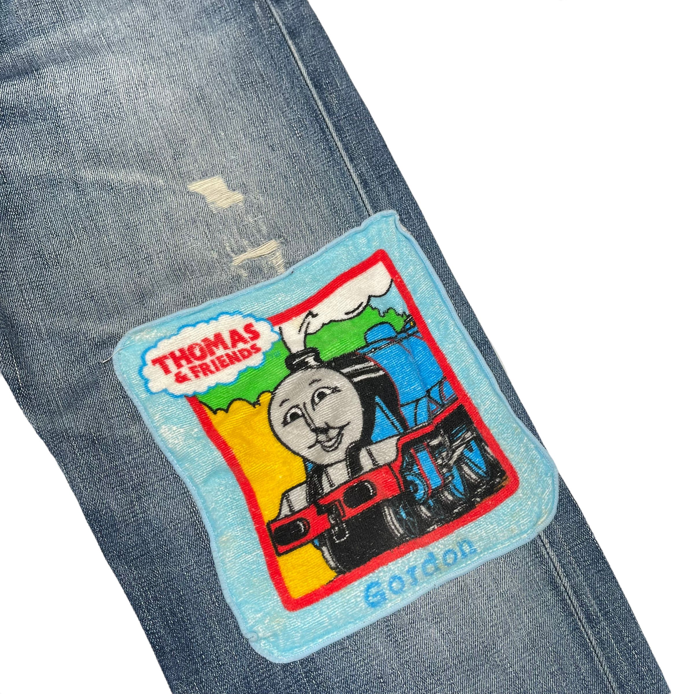 Edwin × Vintage Vintage 1980s Edwin 505 Selvedge Washed Distressed Jeans Size US 30 / EU 46 - 6 Thumbnail