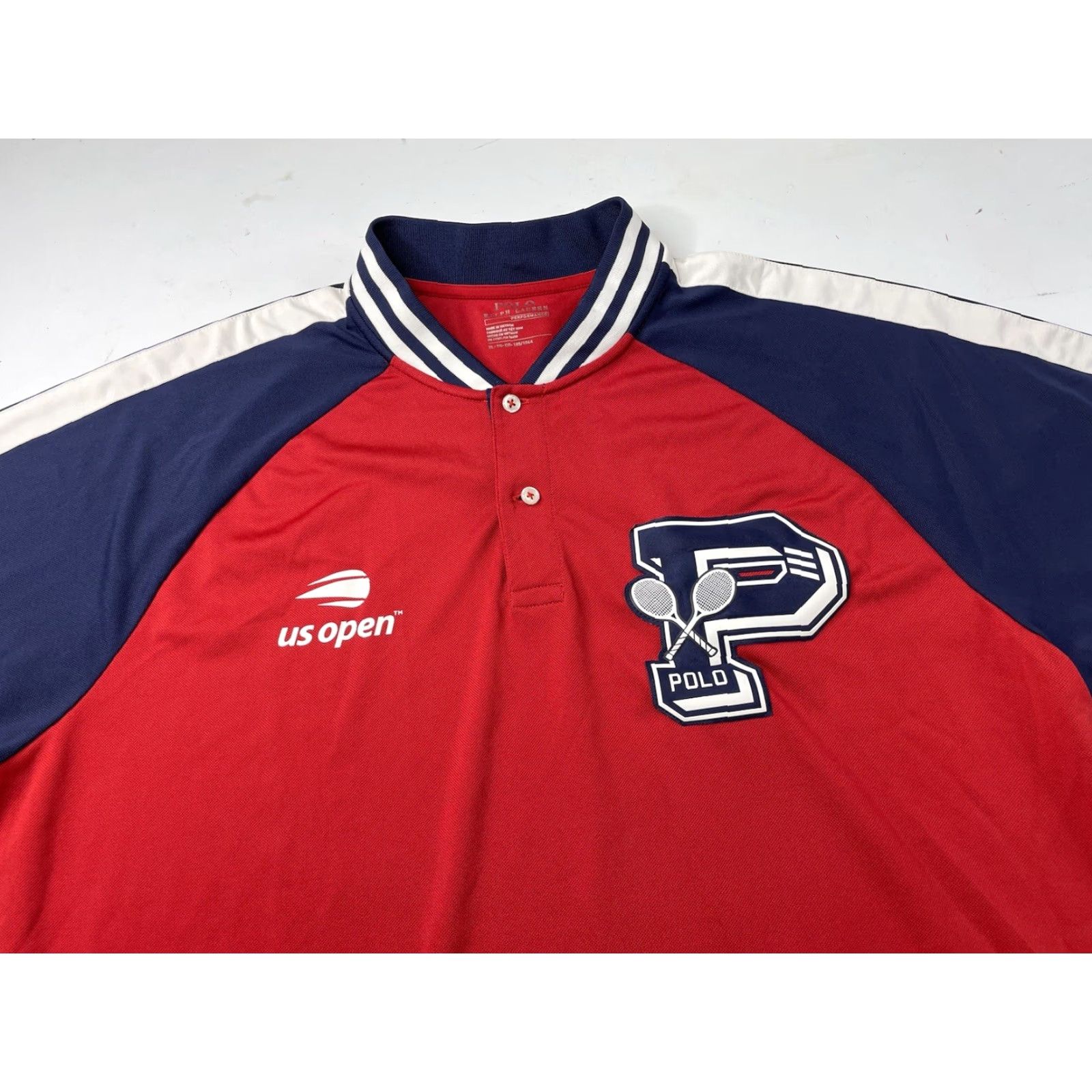 Polo Ralph Lauren Polo Ralph Lauren Performance US Open Tennis Logo Jersey Polo Shirt Men's XL Multicolor Nike? Size US XL / EU 56 / 4 - 2 Thumbnail