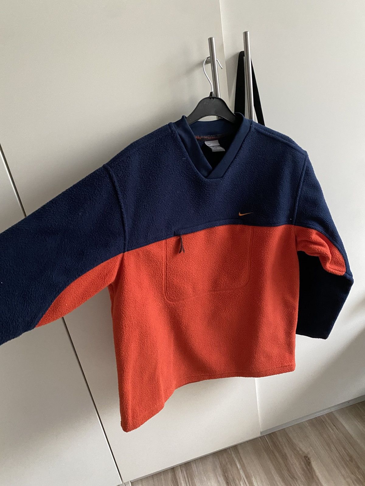 Nike × Vintage Vintage 🍊 90s sweatshirt nike fleece Size US S / EU 44-46 / 1 - 7 Thumbnail