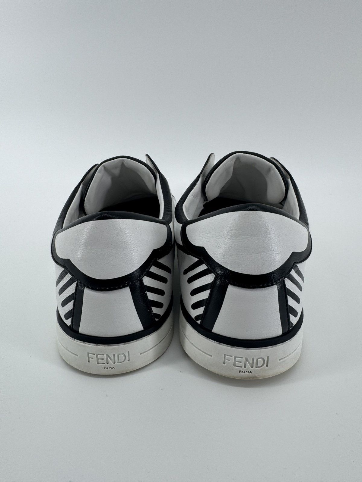 Fendi Fendi x Joshua Vides leather slip-on sneakers Size 38 Size US 8 / IT 38 - 4 Thumbnail