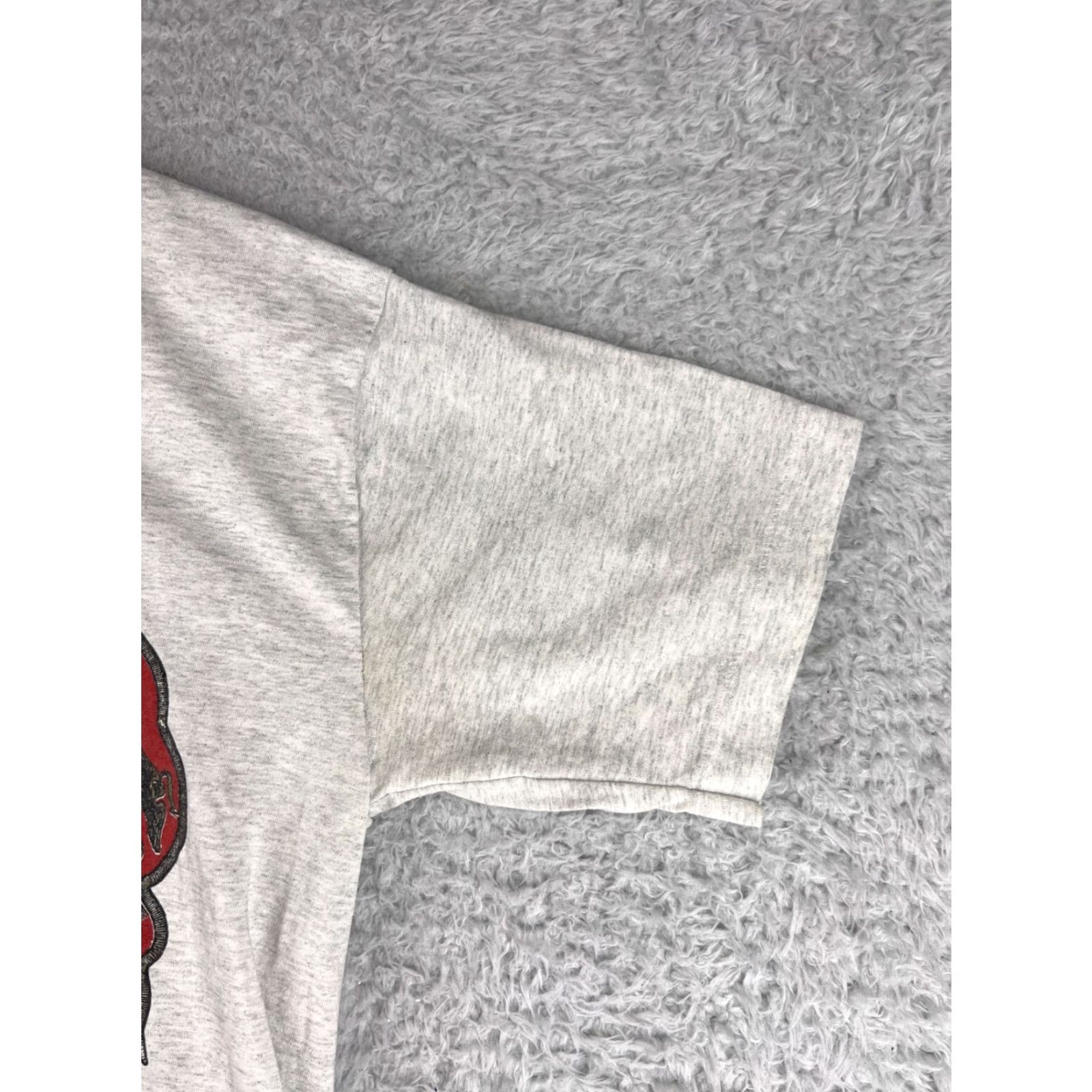 Fruit Of The Loom VINTAGE Fruit of the Loom shirt Mens Medium Gray USMC 95 Single Stitch Marine 90s Patriotic Navy Mens Shirt Size US M / EU 48-50 / 2 - 6 Thumbnail