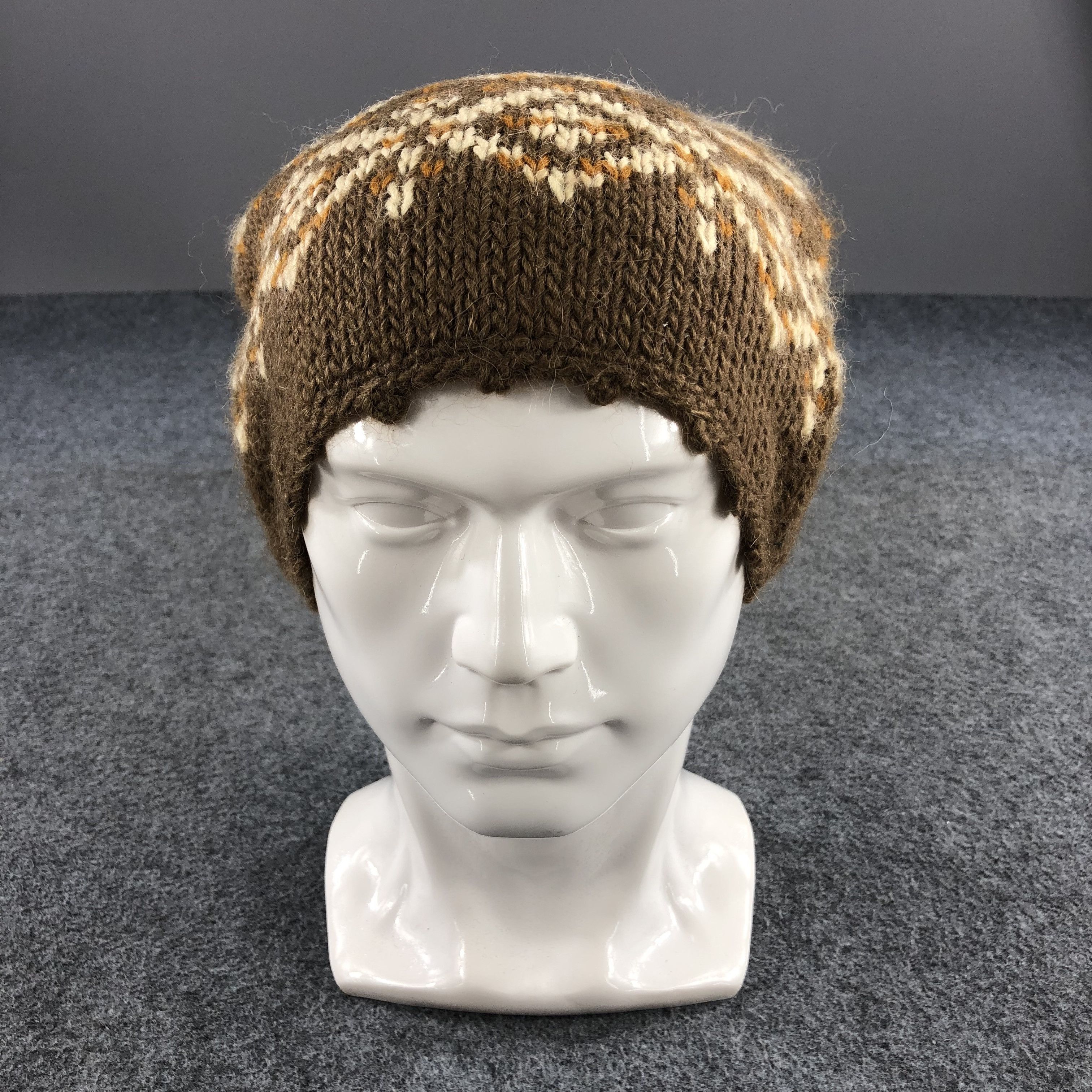 Japanese Brand Unknown Enracine Fair Isle Beanie Snowcap Snow Hat B382 Size ONE SIZE - 2 Thumbnail