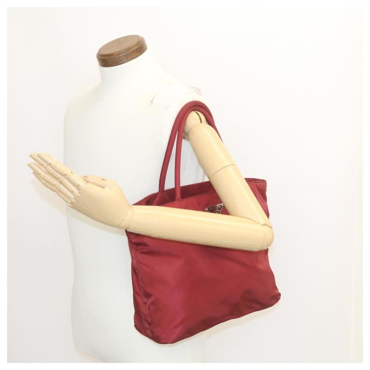 Prada Prada Vintage Tote – Iconic Red Nylon – Everyday Luxury Size ONE SIZE - 19 Thumbnail
