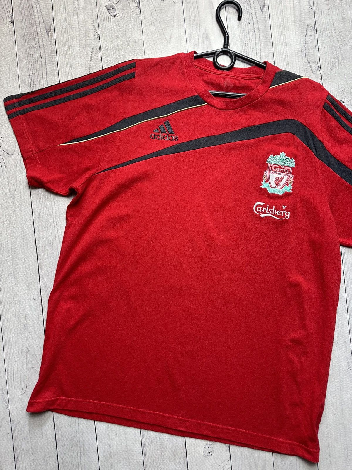 Adidas × Vintage Vintage Liverpool soccer tee adidas red 2009 size L Size US L / EU 52-54 / 3 - 2 Thumbnail