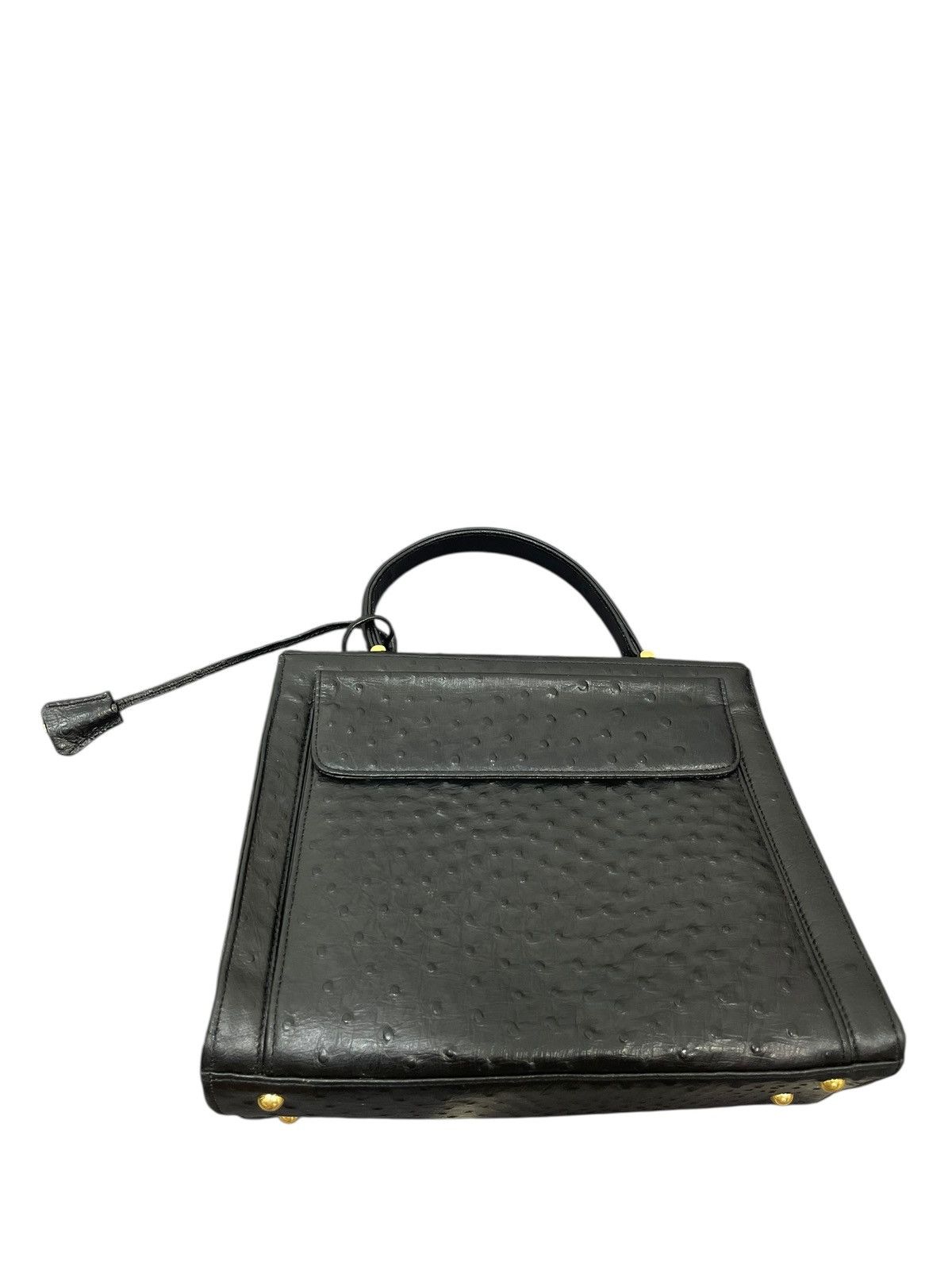 If Six Was Nine Kelly Bag Vtg Des Rossa Ostritch Leather Hermes margiela Size ONE SIZE - 13 Thumbnail