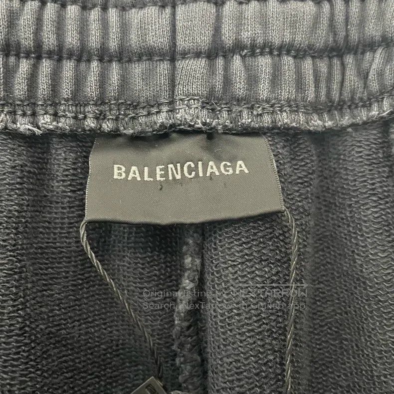Balenciaga Balenciaga size S Embroidered side logo large logo sweatpa Size US 27 - 3 Thumbnail