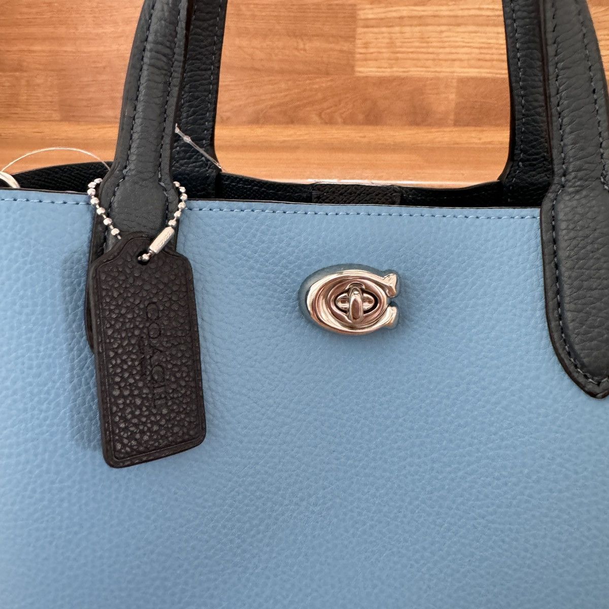 Coach Coach Willow Tote Bag 24 In Colorblock C8561-Pool Multi Size ONE SIZE - 7 Thumbnail