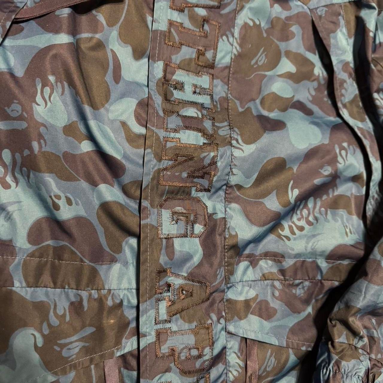 Bape Bape Classics Blue Fire Camo Snowboarding Jacket Size US M / EU 48-50 / 2 - 4 Thumbnail