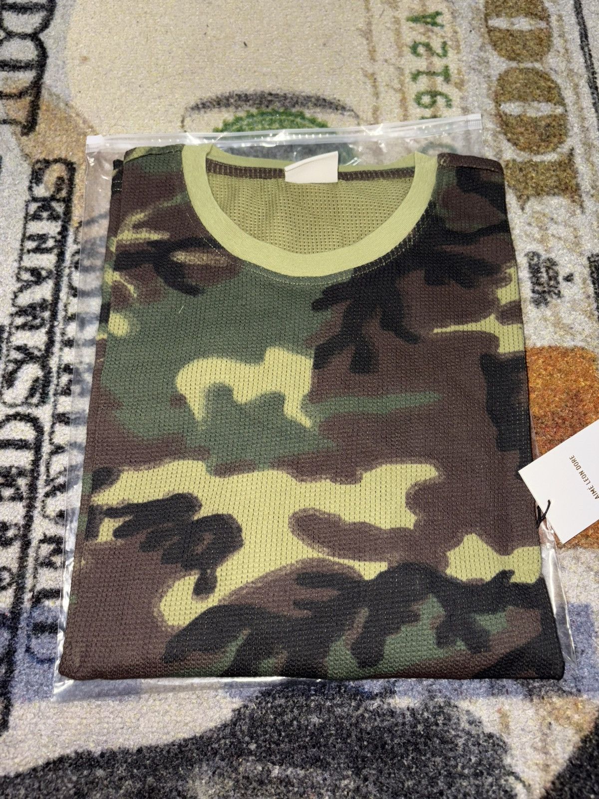 Aime Leon Dore Aime Leon Dore Mesh Camo Long Sleeve Tee Size US XXL / EU 58 / 5 - 1 Thumbnail