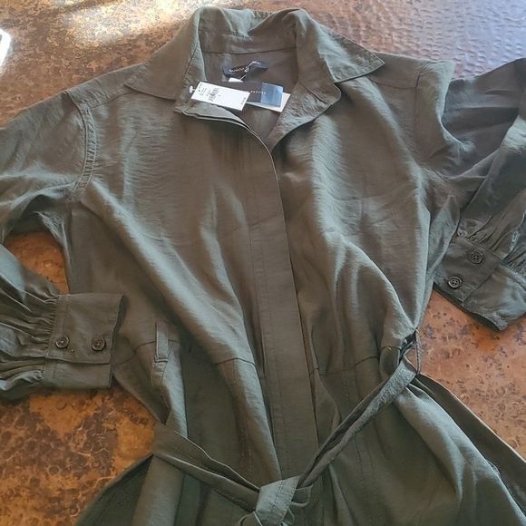 Banana Republic Banana Republic Army Green 1pc Belted Sz. S Jumpsuit Size 29" - 7 Thumbnail
