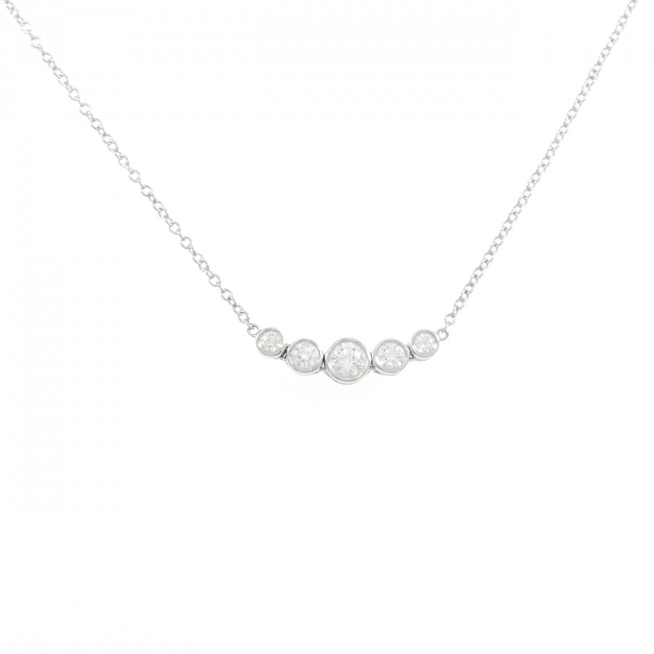 Tiffany & Co. Tiffany & Co. Tiffany Jazz Graduated Platinum Diamond Necklace Precious Metal Necklace DUTY FREE for USA Size ONE SIZE - 1 Thumbnail