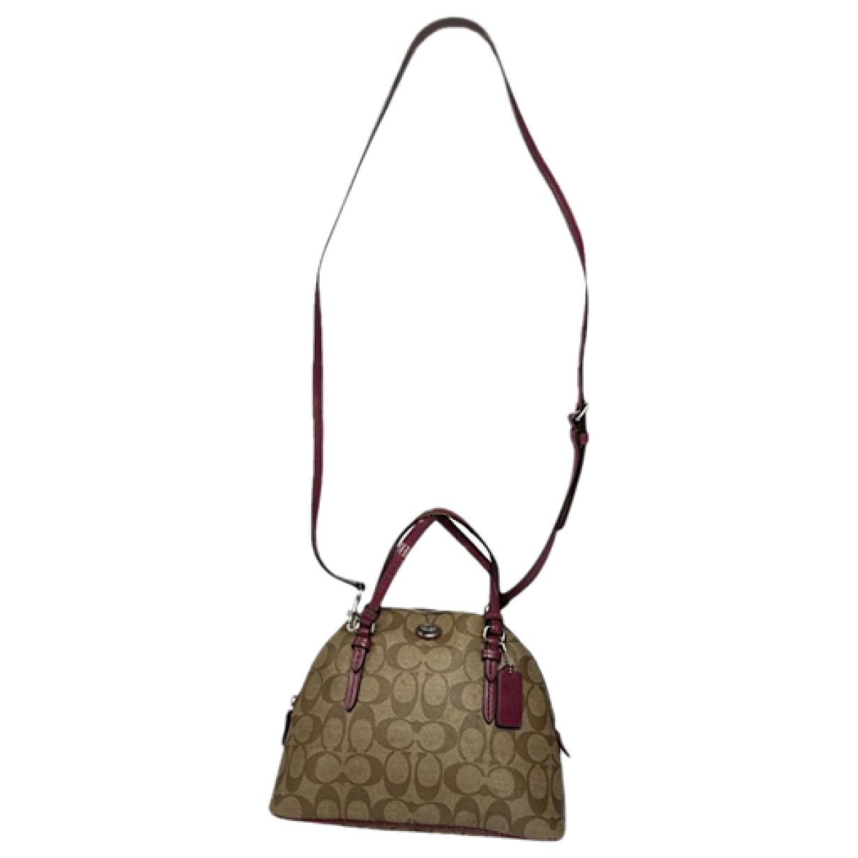Coach Signature Sufflette Brown Leather Handbag Size ONE SIZE - 1 Thumbnail