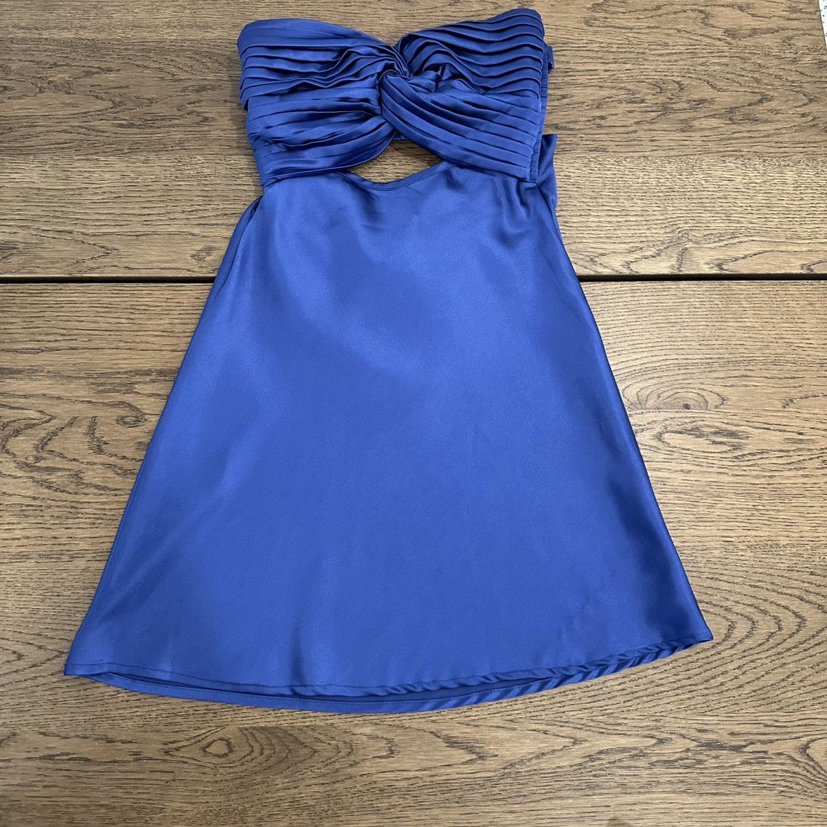 PRINCESS POLLY Princess Polly Shellie Mini Satin Strapless Dress Size 2 Size XS / US 0-2 / IT 36-38 - 1 Thumbnail