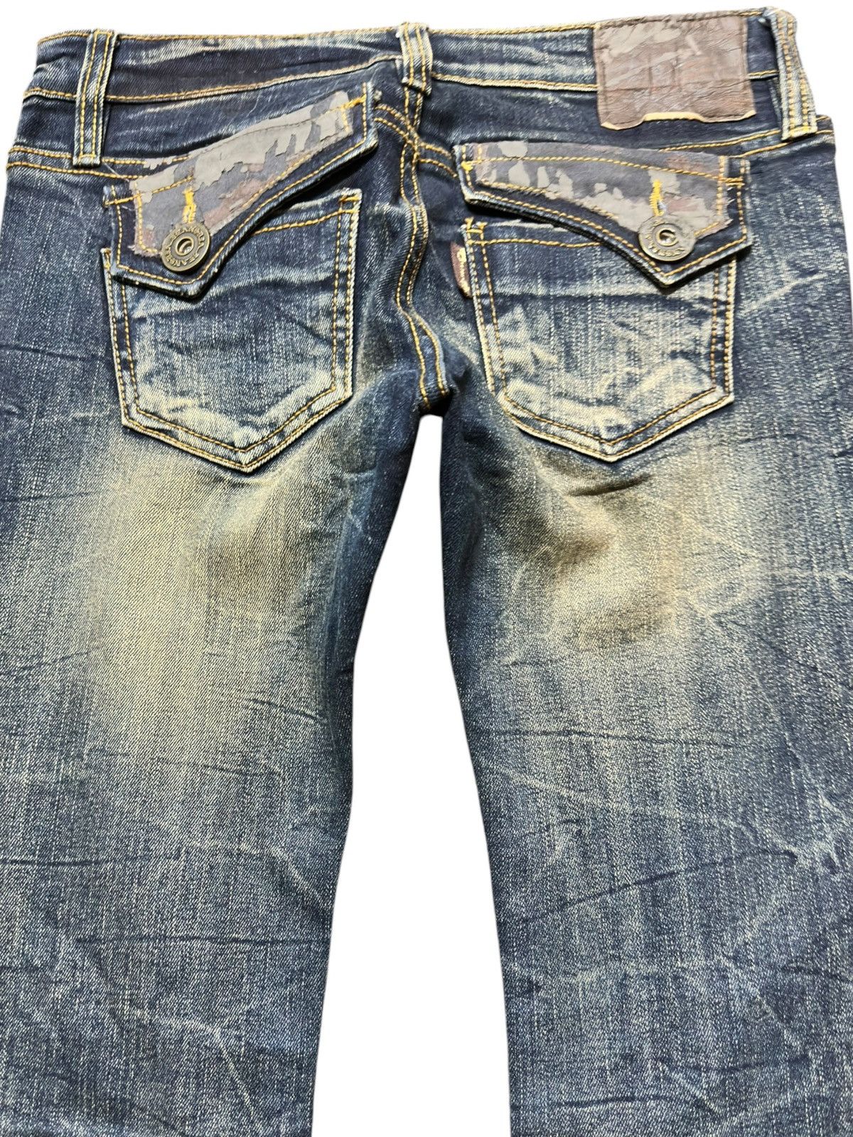 Hysteric Glamour Vintage d.i.a Flare Mudwasj Ripped Distressed Denim Size US 29 - 5 Thumbnail