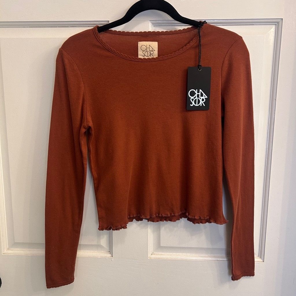 Chaser Brand Women's Chaser t-shirt Top, S, Rust Size S / US 4 / IT 40 - 1 Thumbnail